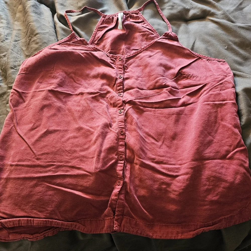 Anthropologie Tanktop Size L Dark - Picture 1 of 6